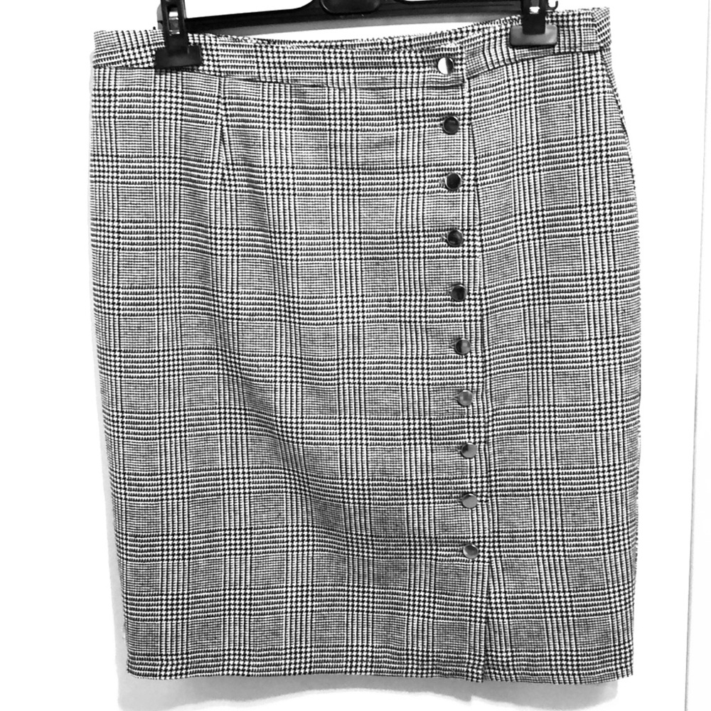 Pencil Skirt Prince of Wales Check